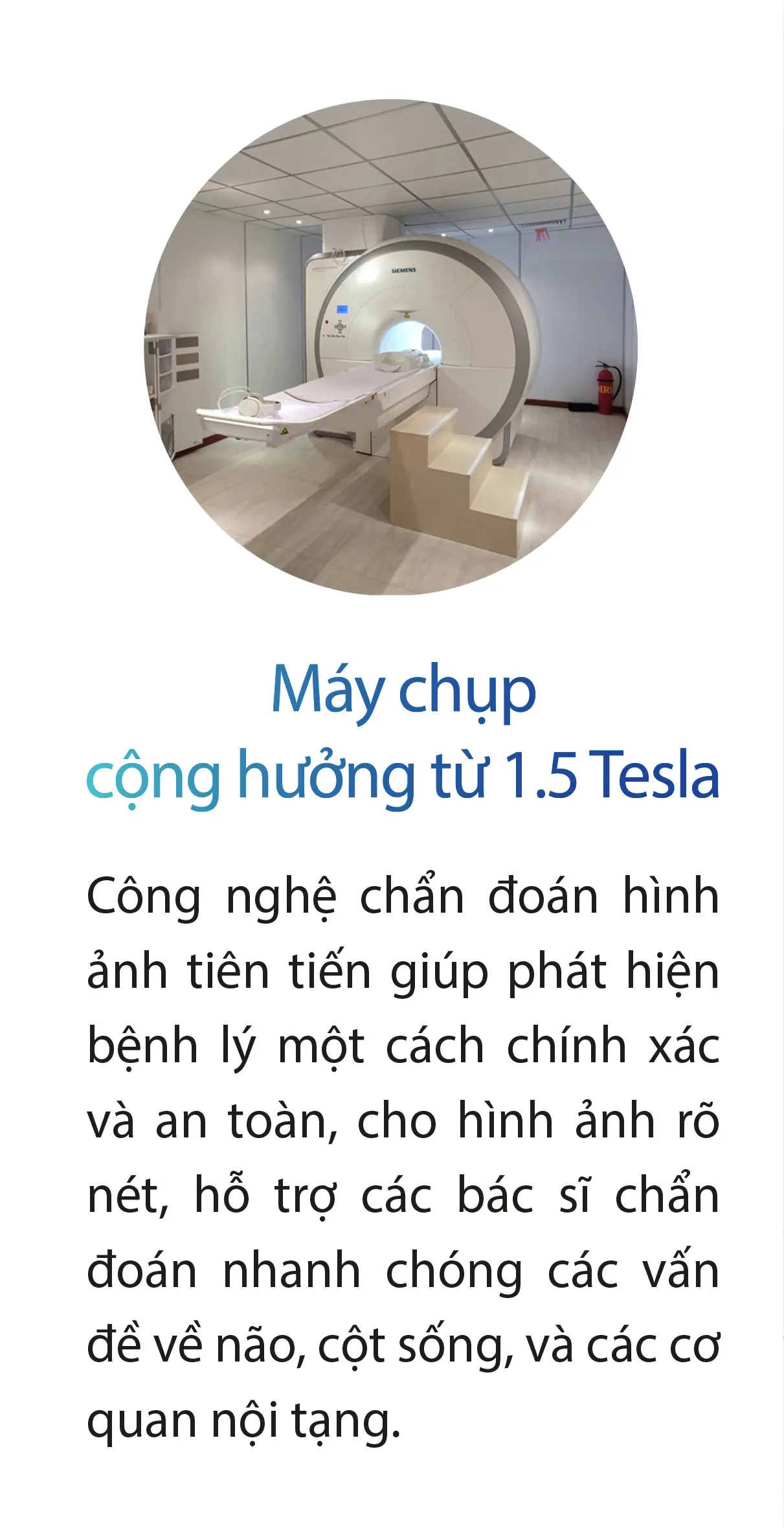 máy chụp cộng hưởng từ 1.5 Tesla tại BV Medic Cà MAu